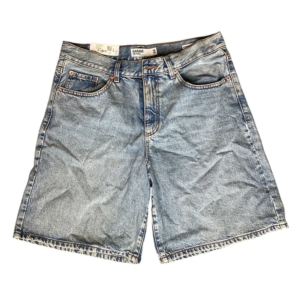Garage Skater‎ Jorts Womens 9 Jodie Blue New Bermuda Style Denim Shorts NWT - Picture 3 of 11